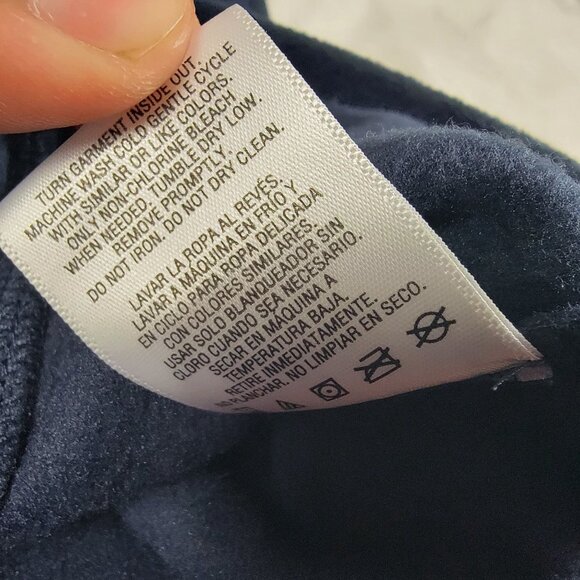 Outdoor Life Mens Large Polar Fleece Navy Blazer Vest Casual Outdoors Comfort - Picture 5 of 11